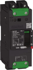 Square D - 80 Amp, 600Y/347 VAC, 2 Pole, Unit Mount B-Frame Circuit Breaker - Thermal-Magnetic Trip, 100 kA at 240 VAC, 65 kA at 480 VAC, 25 kA at 600Y/347 VAC Breaking Capacity, 14-3/0 AWG - Exact Tooling