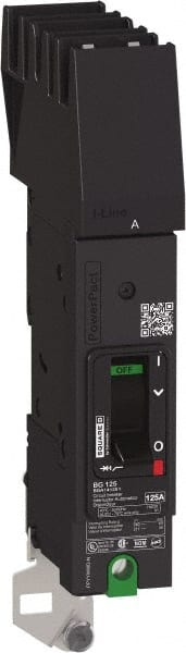 Square D - 15 Amp, 277 VAC, 1 Pole, Panel Mount B-Frame Circuit Breaker - Thermal-Magnetic Trip, 25 kA at 240 VAC, 18 kA at 277 VAC Breaking Capacity, 14-2/0 AWG - Exact Tooling