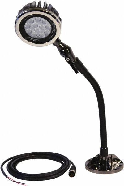 O.C. White - Machine Lights Machine Light Style: Gooseneck Mounting Type: Combined Magnetic and Permanent Screw Down Base - Exact Tooling