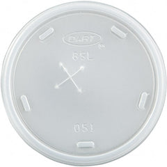 DART - Plastic Cold Cup Lids, Fits 8-9 oz Cups - Translucent - Exact Tooling