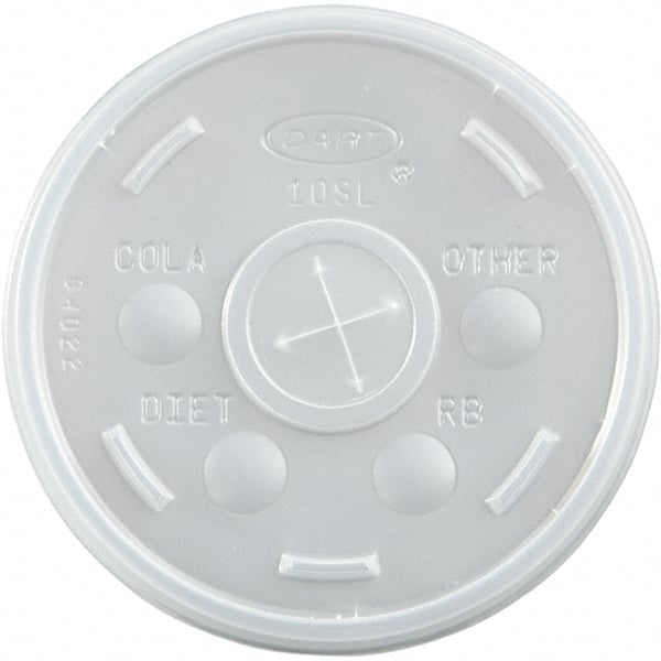 DART - Plastic Cold Cup Lids, 10 oz - Translucent - Exact Tooling