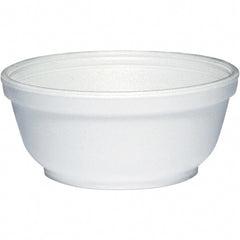 DART - Foam Dinnerware, Bowl, 8 oz - White - Exact Tooling