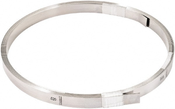 Starrett - Feeler Stock Rolls Thickness (Decimal Inch): 0.0200 Overall Length (Meters): 7.60 - Exact Tooling