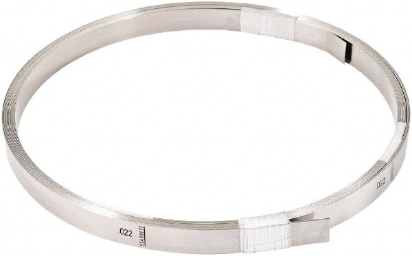 Starrett - Feeler Stock Rolls Thickness (Decimal Inch): 0.0220 Overall Length (Meters): 7.60 - Exact Tooling