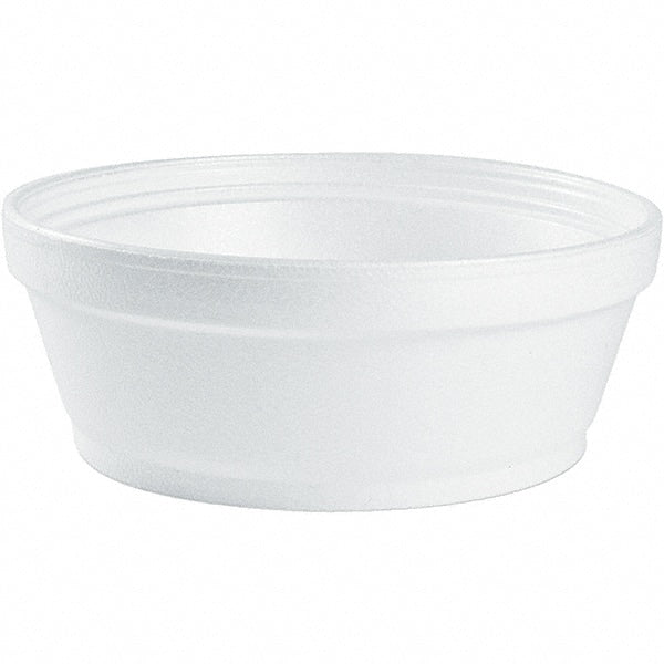 DART - Foam Food Containers, Foam, 8 oz - White - Exact Tooling