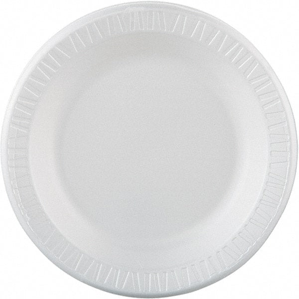 DART - Foam Dinnerware Plate, 10-1/4" - White - Exact Tooling