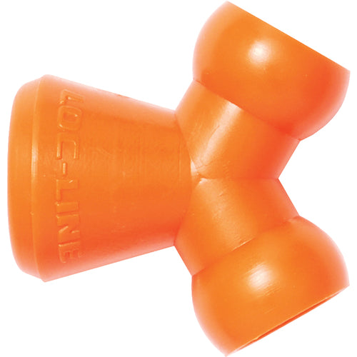 Coolant Hose System Component - 1/4″ Inside Diameter System-1/4″ Y Fitting (Pack of 2) - Exact Tooling