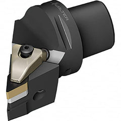 Walter - 93° Lead Angle, Indexable Turning Toolholder - 90mm OAL, Series DDJN-CAPTO-AUSSEN-P - Exact Tooling
