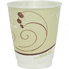 Solo - 8 oz Foam Hot/Cold Drink Cups - Tan - Exact Tooling