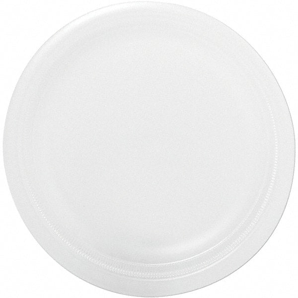 DART - Foam Dinnerware, Plate, 9" - White - Exact Tooling
