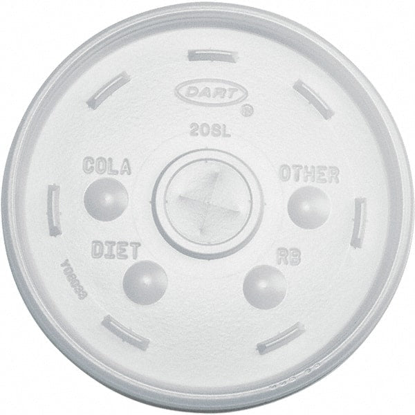 DART - Cold Cup Lids, 32 oz Cups - Translucent - Exact Tooling