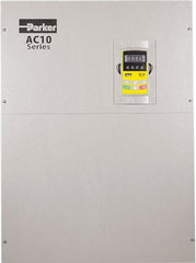 Parker - Three Phase, 460 Volt, 200 hp, Variable Frequency Drive - 20.32" Wide x 12.83" Deep x 30" High, IP20 - Exact Tooling