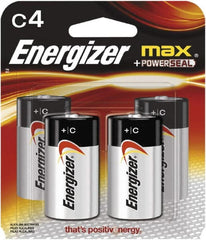 Energizer - Size C, Alkaline, Standard Battery - 1.5 Volts - Exact Tooling