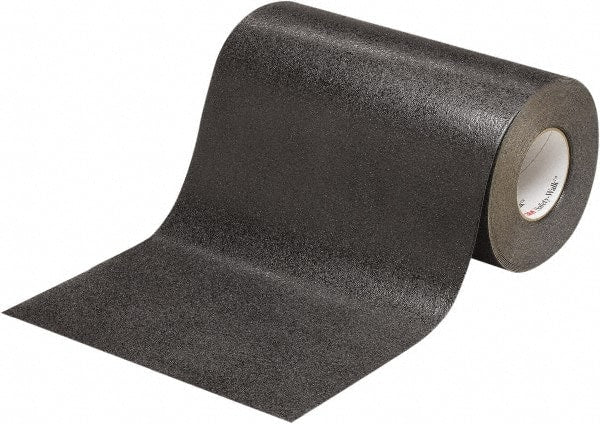 Ability One - Black Solid Color Anti-Slip Vinyl Tape - 36" Wide x 60' Long x 0.036" Thick, General Traffic - Exact Tooling