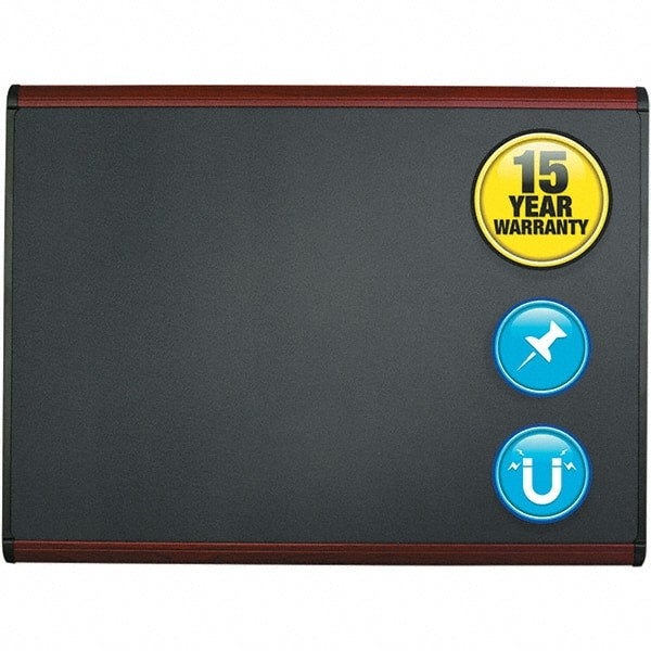 Quartet - 36" High x 48" Wide Magnetic Fabric Board - Steel/Fabric, Includes Mounting Kit - Exact Tooling
