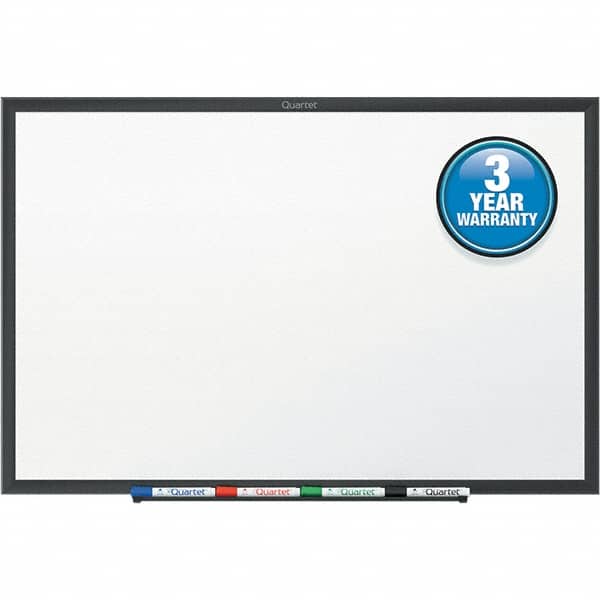 Quartet - 48" High x 72" Wide Dry Erase - Melamine, Includes Dry-Erase Marker & Mounting Hardware - Exact Tooling