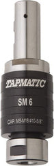 Tapmatic - 3/4" Straight Shank Diam Tension & Compression Tapping Chuck - #6 to 1/2" Tap Capacity, 1-1/2" Projection - Exact Tooling