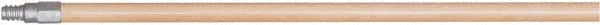 Harper Brush - 60 x 15/16" Wood Squeegee Handle - Threaded Connection, Tan - Exact Tooling