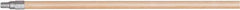 Harper Brush - 60 x 15/16" Wood Squeegee Handle - Threaded Connection, Tan - Exact Tooling