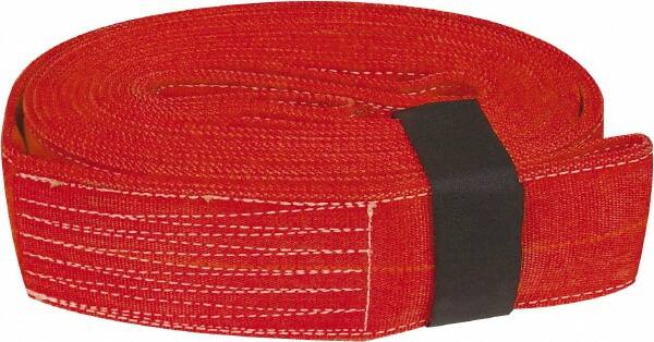 Snap-Loc - Tow Rope, Cable & Chain; Type: Tow Strap ; End Type: Loop ; Material: Polyester; Steel ; Length (Feet): 30 ; Width (Inch): 4 - Exact Tooling