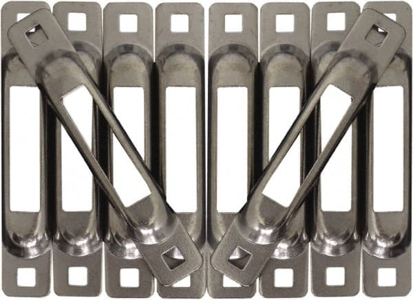 Snap-Loc - 1' Long x 2" Diam, Silver Tie Down Strap Kit - Exact Tooling