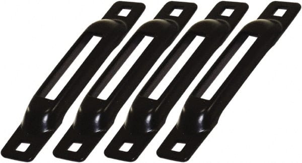 Snap-Loc - 1' Long x 2" Diam, Black Tie Down Strap Kit - Exact Tooling