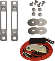 Snap-Loc - 8' Long x 2" Diam, Red Tie Down Strap Kit - Exact Tooling