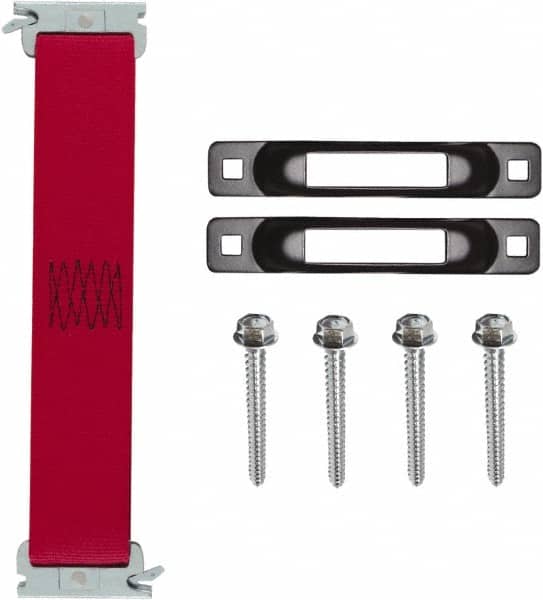 Snap-Loc - 1' Long x 2" Diam, Red Tie Down Strap Kit - Exact Tooling