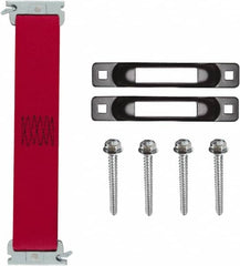 Snap-Loc - 1' Long x 2" Diam, Red Tie Down Strap Kit - Exact Tooling