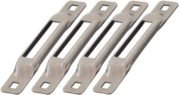 Snap-Loc - 1' Long x 2" Diam, Silver Tie Down Strap Kit - Exact Tooling