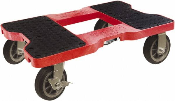 Snap-Loc - 1,500 Lb Capacity Polyethylene Dolly - 32" Long x 20-1/2" Wide x 9-1/2" High - Exact Tooling