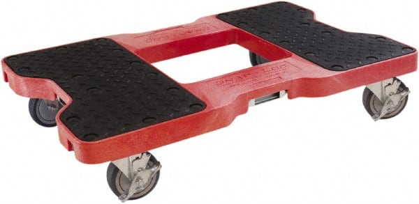 Snap-Loc - 1,500 Lb Capacity Polyethylene Dolly - 32" Long x 20-1/2" Wide x 7" High - Exact Tooling