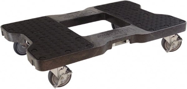 Snap-Loc - 1,500 Lb Capacity Polyethylene Dolly - 32" Long x 20-1/2" Wide x 7" High - Exact Tooling