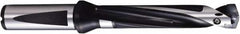 Kyocera - 29/64 to 0.472" Diam, 5xD, 2.362" Max Depth, 5/8" Shank Diam, 4" OAL, Replaceable Tip Drill - DA Insert, 115 Seat Size, SF 5xD Toolholder, Series Magic Drill DRA - Exact Tooling