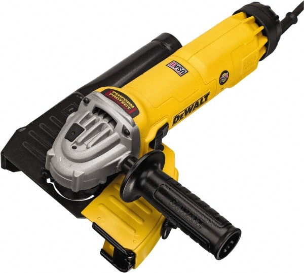 DeWALT - 6" Wheel Diam, 9,000 RPM, Corded Angle & Disc Grinder - 5/8-11 Spindle, 120 Volts, 13 Amps - Exact Tooling