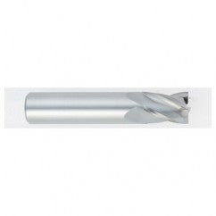 3/4 Dia. x 3 Overall Length 4-Flute Square End Solid Carbide SE End Mill-Round Shank-Center Cutting-Uncoated - Exact Tooling