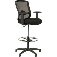 ALERA - Swivel & Adjustable Stools Type: Adjustable Height Stool Base Type: Metal - Exact Tooling