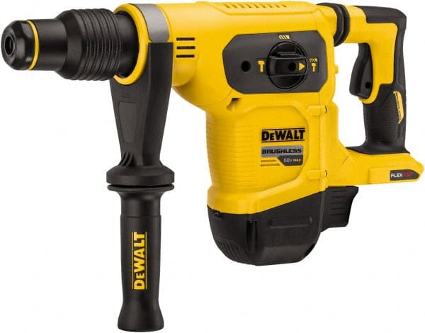 DeWALT - 60 Volt 1" SDS Max Chuck Cordless Rotary Hammer - 0 to 3,150 BPM, 0 to 550 RPM, Reversible - Exact Tooling