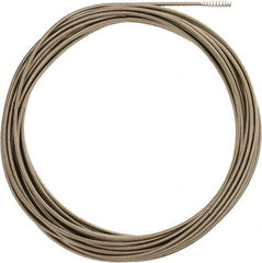 Milwaukee Tool - 5/16" x 75' Drain Cleaning Machine Cable - Inner Core, 1-1/4" to 2-1/2" Pipe, Use with Milwaukee Drain Cleaning Tools - Exact Tooling