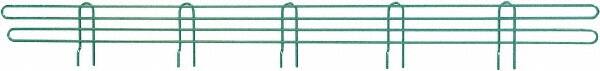 Eagle MHC - 54" Wide, 4 High, Open Shelving Accessory/Component - Steel with Epoxy Coating, 1/4" Deep, Use with Eagle MHC Shelving - Exact Tooling