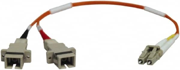 Tripp-Lite - 1' Long, LC/SC Computer Cable - Black, Male x Female - Exact Tooling