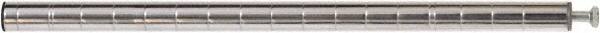Eagle MHC - 1" Wide, 18 High, Open Shelving Accessory/Component - Steel Chrome Plated, Chrome Finish, Use with Eagle MHC Shelving - Exact Tooling