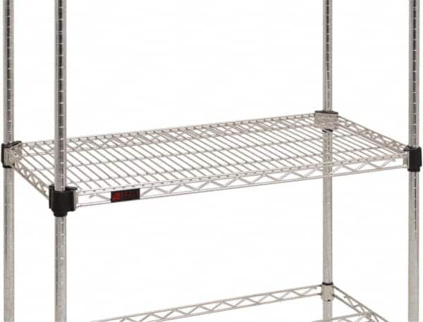 Eagle MHC - 60" Wide, 14 High, Open Shelving Accessory/Component - Steel Chrome Plated, Chrome Finish, Use with Eagle MHC Shelving - Exact Tooling