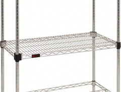 Eagle MHC - 24" Wide, 21 High, Open Shelving Accessory/Component - Steel Chrome Plated, Chrome Finish, Use with Eagle MHC Shelving - Exact Tooling