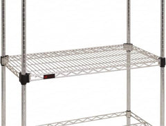 Eagle MHC - 36" Wide, 18 High, Open Shelving Accessory/Component - Steel Chrome Plated, Chrome Finish, Use with Eagle MHC Shelving - Exact Tooling