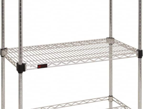 Eagle MHC - 48" Wide, 14 High, Open Shelving Accessory/Component - Steel Chrome Plated, Chrome Finish, Use with Eagle MHC Shelving - Exact Tooling