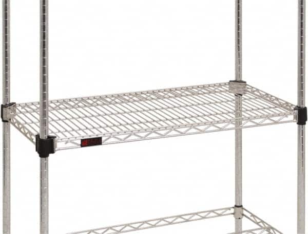 Eagle MHC - 36" Wide, 14 High, Open Shelving Accessory/Component - Stainless Steel, Stainless Steel Finish, Use with Eagle MHC Shelving - Exact Tooling