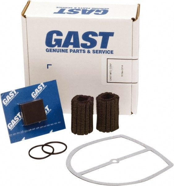 Gast - 9 Piece Air Compressor Repair Kit - For Use with Gast 0323/0523 Oil-Less "Q" Models with Internal Filtration - Exact Tooling