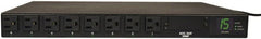 Tripp-Lite - 8 Outlets, 120 VAC15 Amps, 12' Cord, Power Outlet Strip - Rack Mount, 5-15R NEMA Configuration, 19" Strip - Exact Tooling