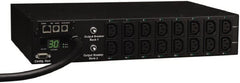 Tripp-Lite - 16 Outlets, 208/240 Volts, 30 Amps, 10' Cord, Power Outlet Strip - Rack Mount, 5-15/20R NEMA Configuration, 19" Strip - Exact Tooling